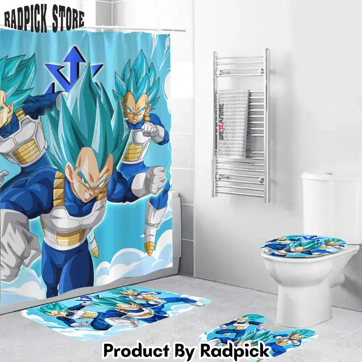 Dragon ball vegeta blue combo bathroom set   rp0201242